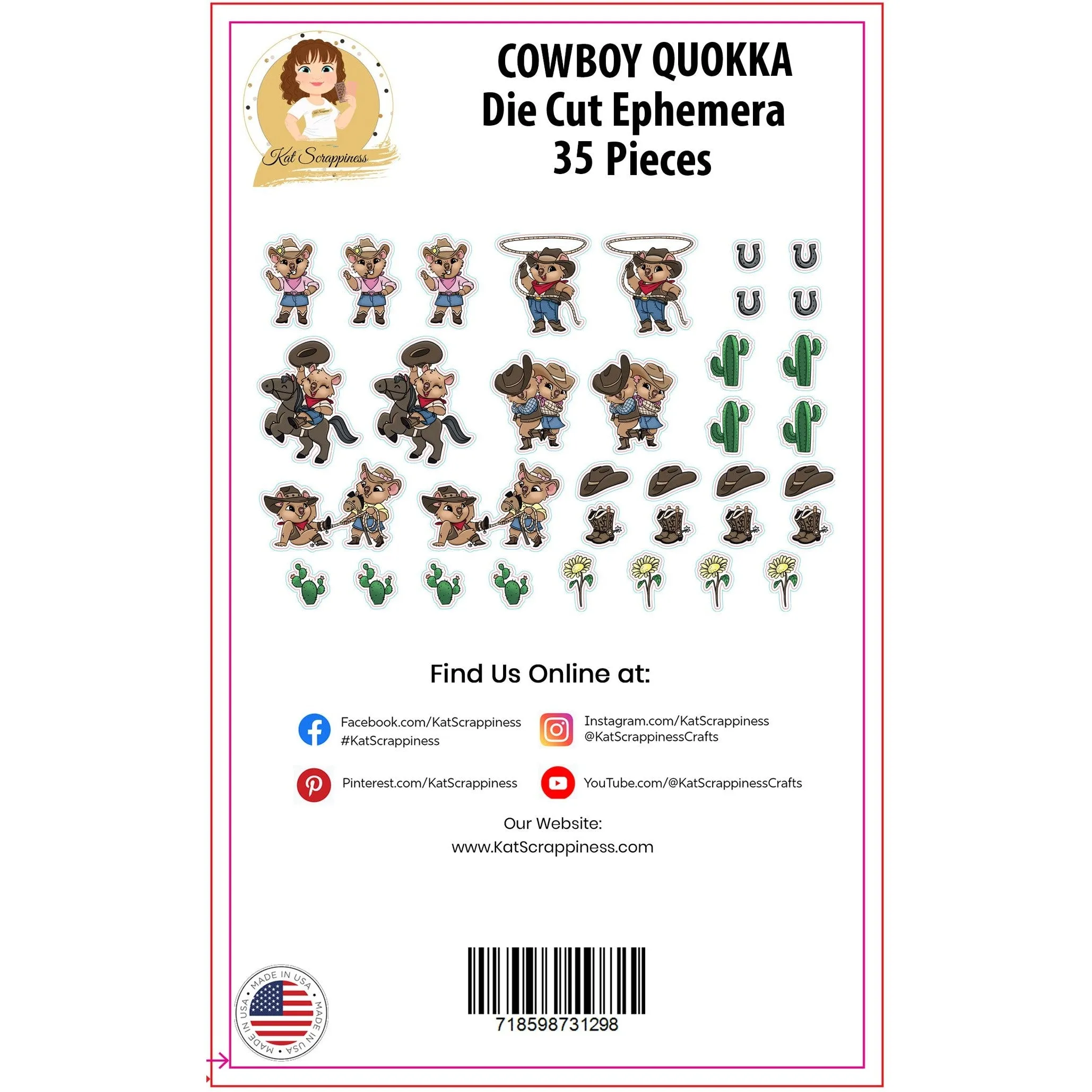 Cowboy Quokka Ephemera - New Release