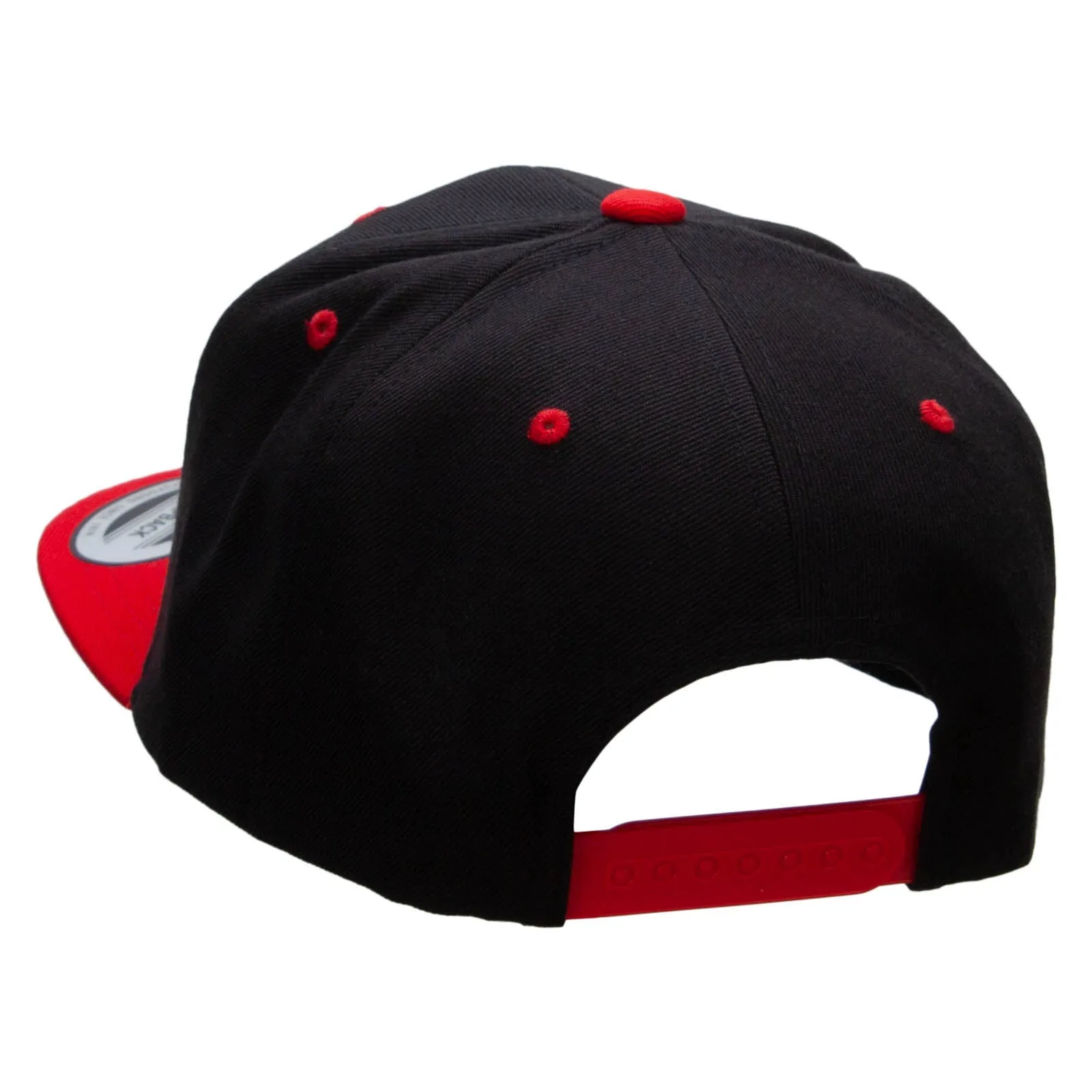 Cute Cowboy Boots Embroidered Wool Blend 2 Tone Classic Snapback