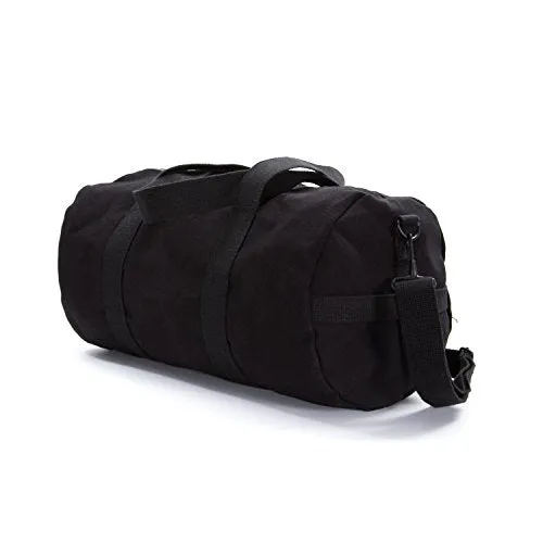 Deadpool Logo Sport Heavyweight Canvas Duffel Bag in Black & White, Large