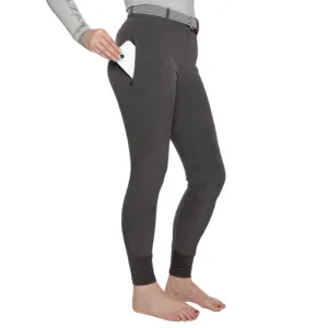 Delzani Kate SportzMax Breeches | Phone Pockets GREY