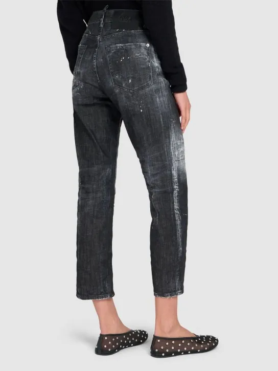 Dsquared2   Boston high rise straight jeans 