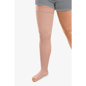 ExoStrong Thigh High, Open Toe, Silicone Top