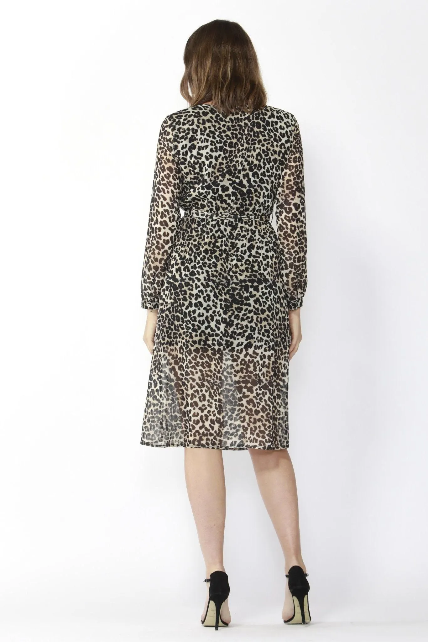 Fate   Becker On The Run Dress in Leopard Print