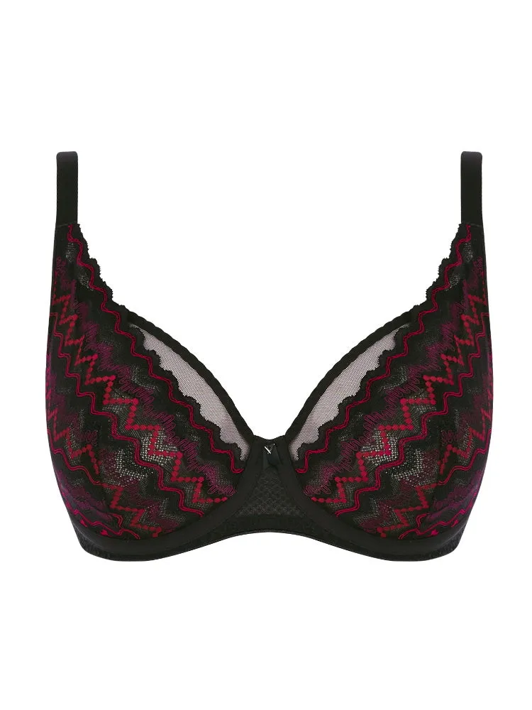 Festival Vibe High Apex Bra - Black