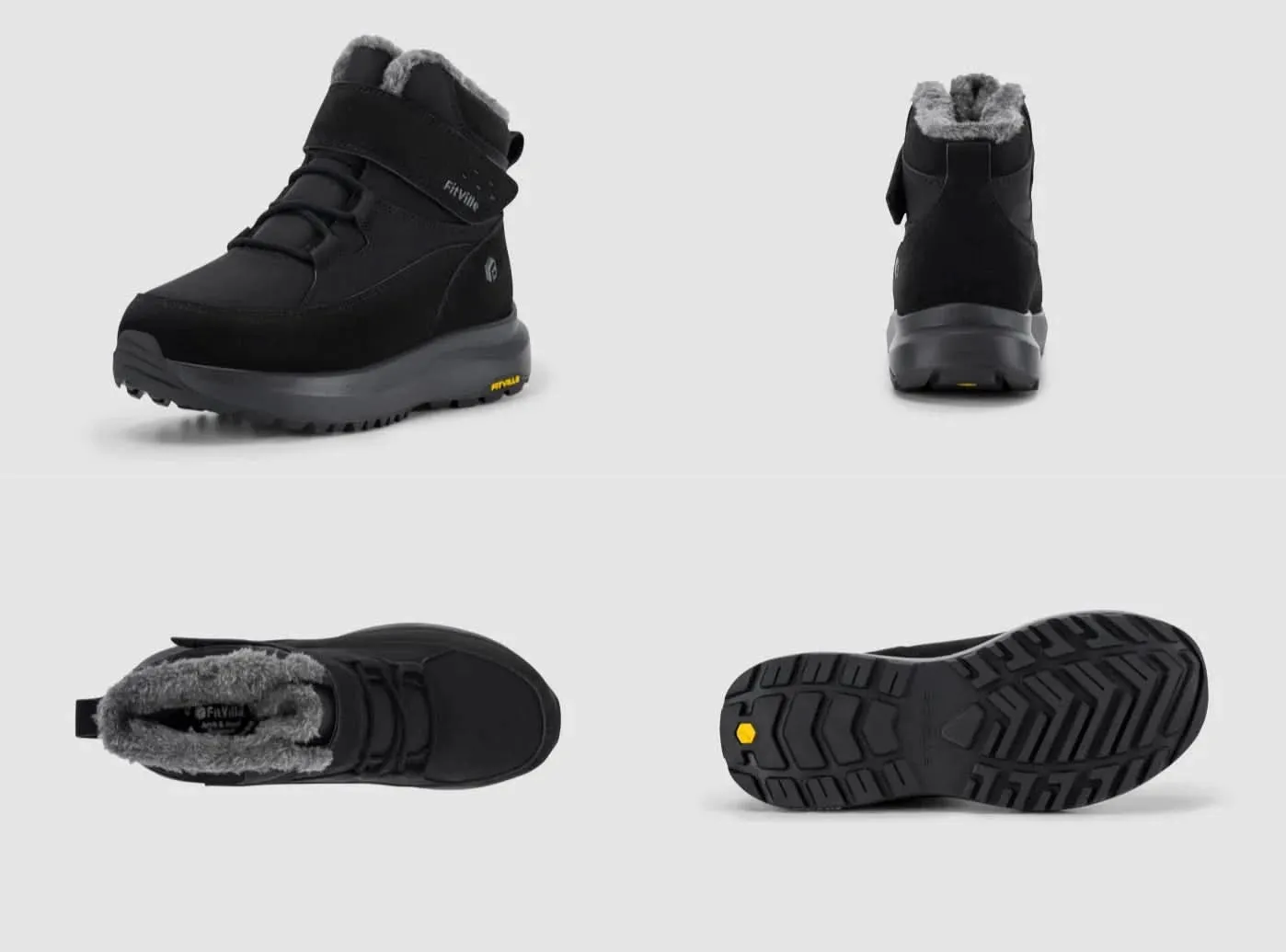FitVille Damen CozyCore Winterstiefel V12