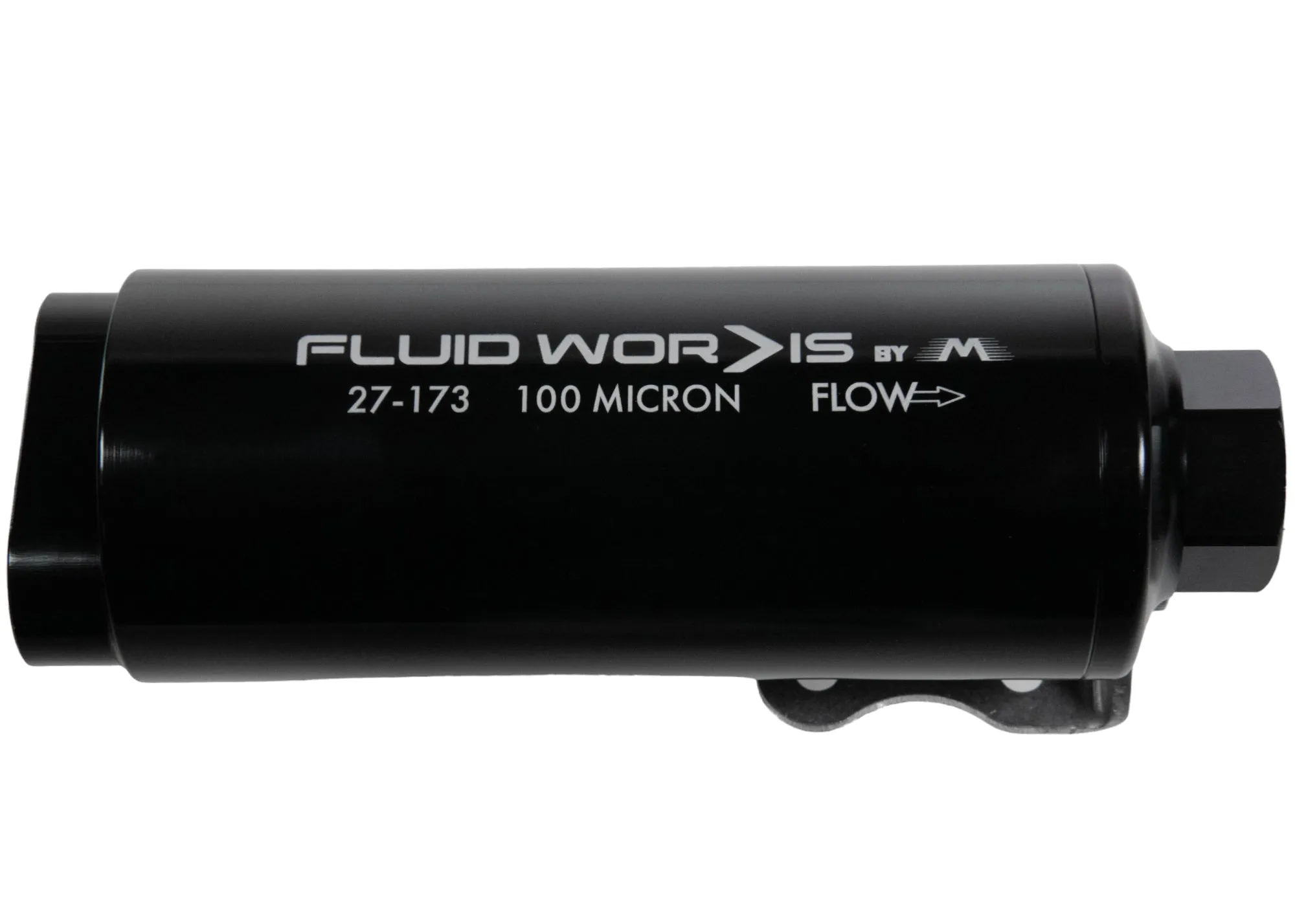 Fluidworks Pre Fuel Filter w/ Mount (100 Micron) Dual 10ORB Inlet
