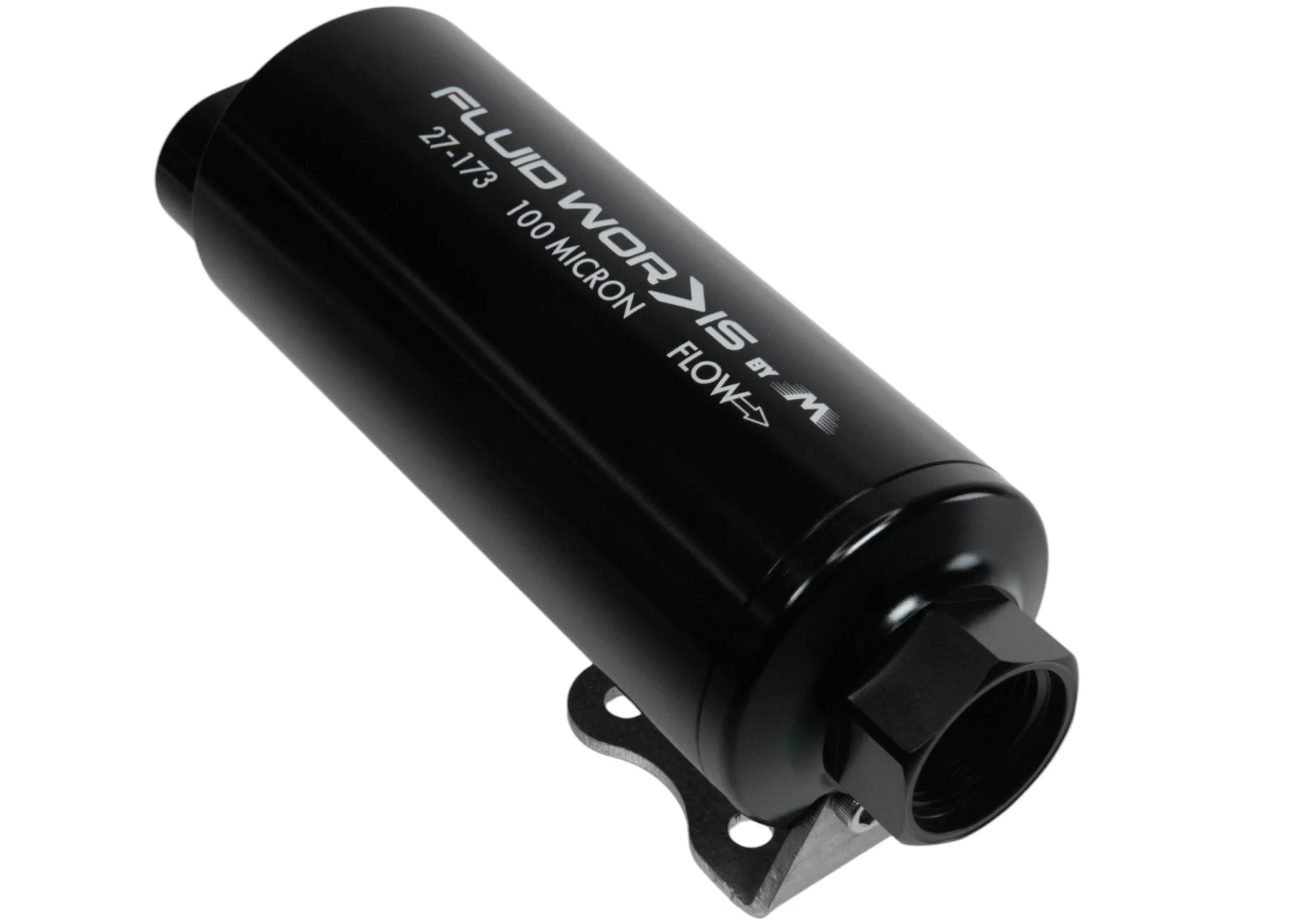 Fluidworks Pre Fuel Filter w/ Mount (100 Micron) Dual 10ORB Inlet