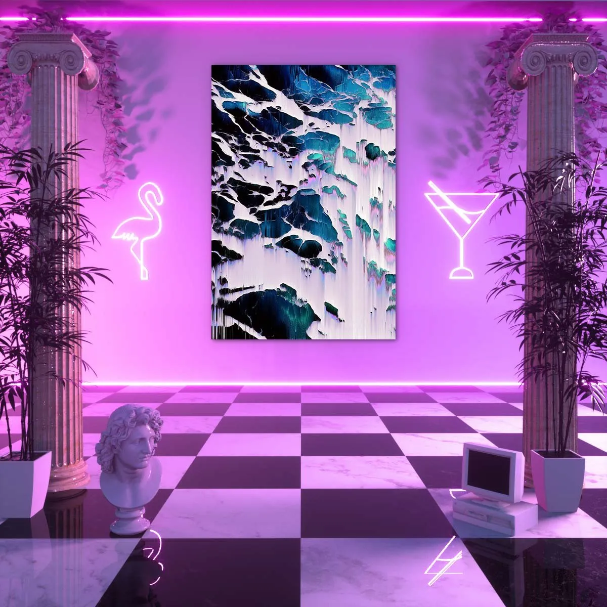 Fractal Land Poster