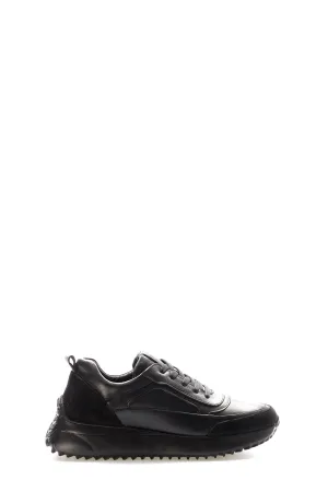 FST Genuine Leather Women's Casual Shoes 136ZA903 Black - Eschweiler