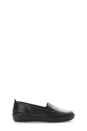FST Genuine Leather Women's Casual Shoes 164ZA7010 Black - Maroúsi