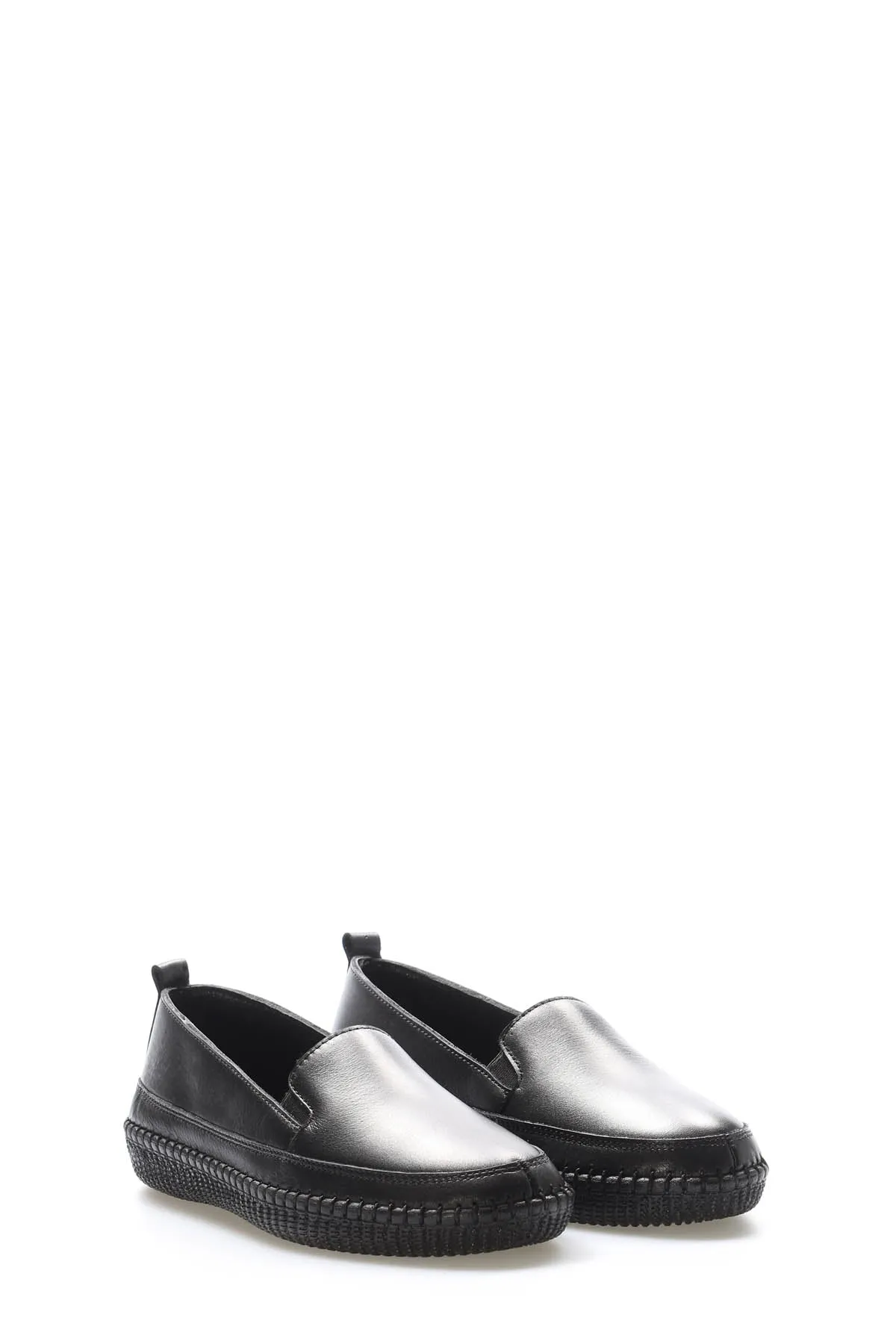FST Genuine Leather Women's Casual Shoes 164ZA7010 Black - Maroúsi