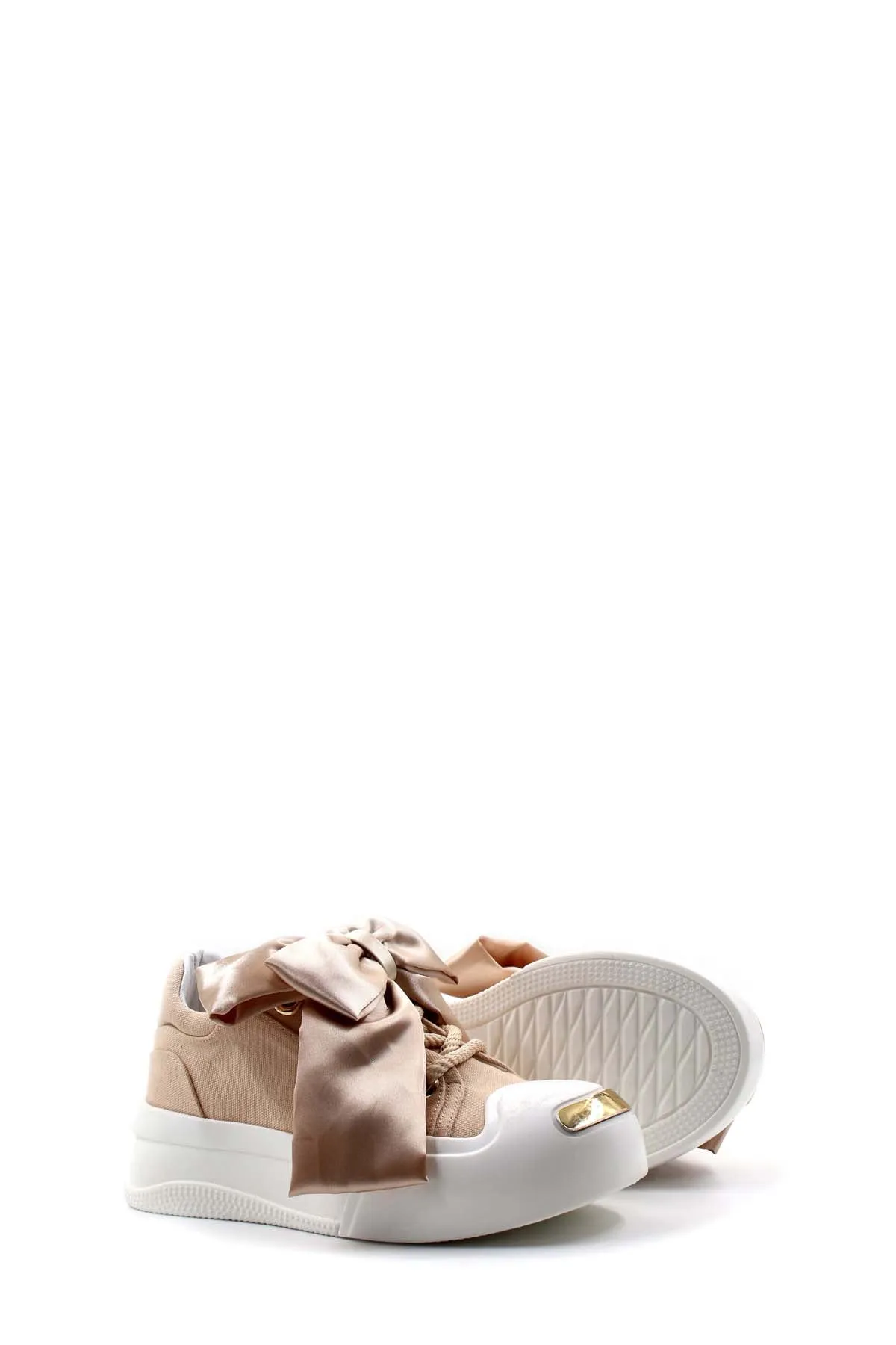 FST Genuine Leather Women's Casual Shoes 167ZA002-8 Beige - Pirna