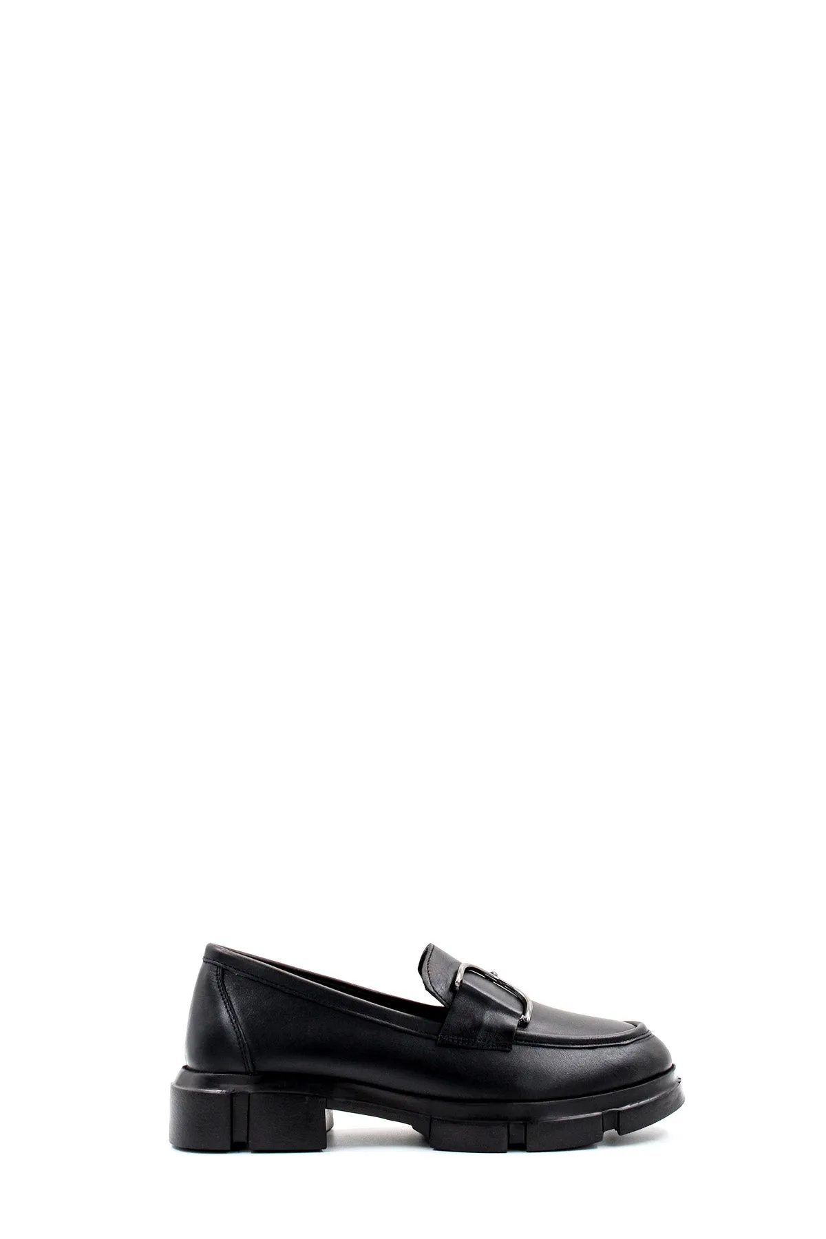 FST Genuine Leather Women's Casual Shoes 408ZA708-504 Black - Dublin