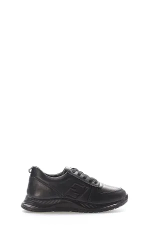 FST Genuine Leather Women's Casual Shoes 583ZA2502 Black - Franklin