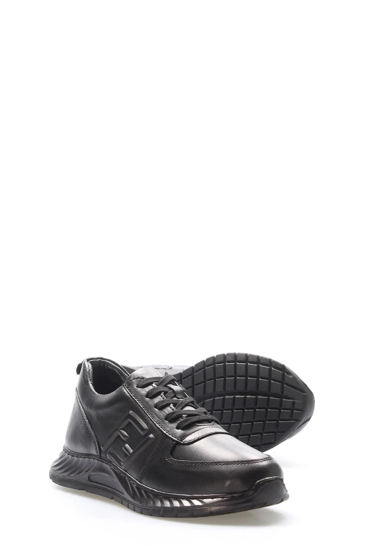 FST Genuine Leather Women's Casual Shoes 583ZA2502 Black - Franklin