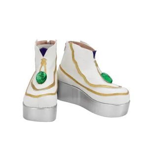 Game FGO Fate/Grand Order Caster Leonardo da Vinci Cosplay Shoes Boots Custom Made for Adult Men and Women Halloween Carnival