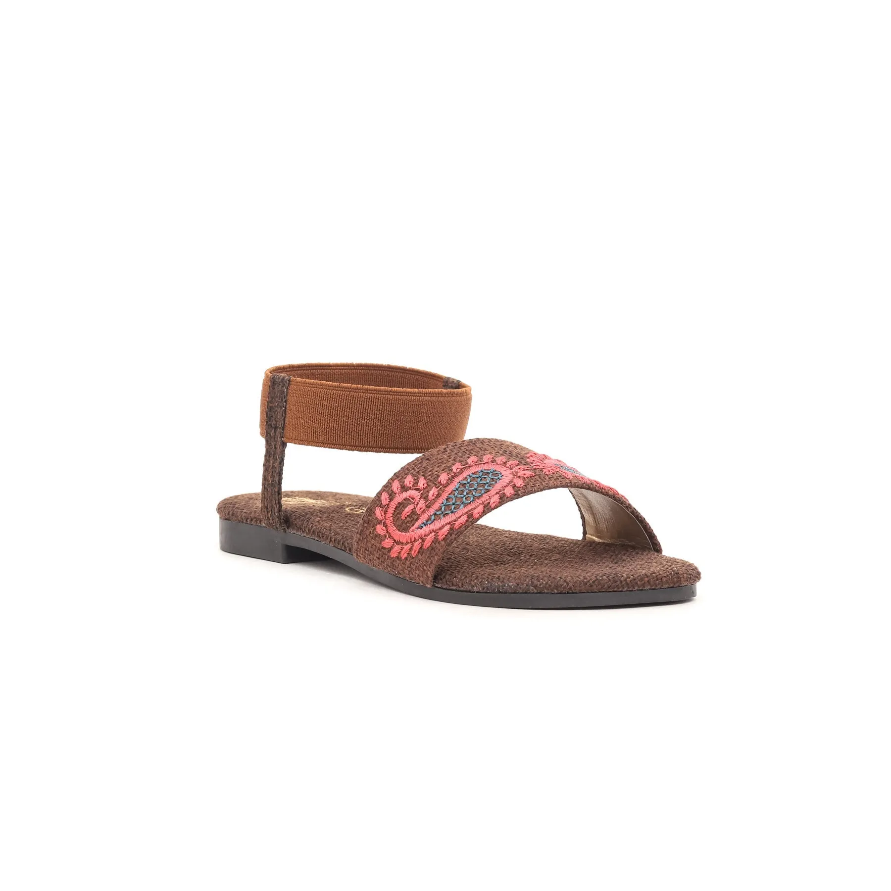 Girls Brown Casual Sandal KD7553