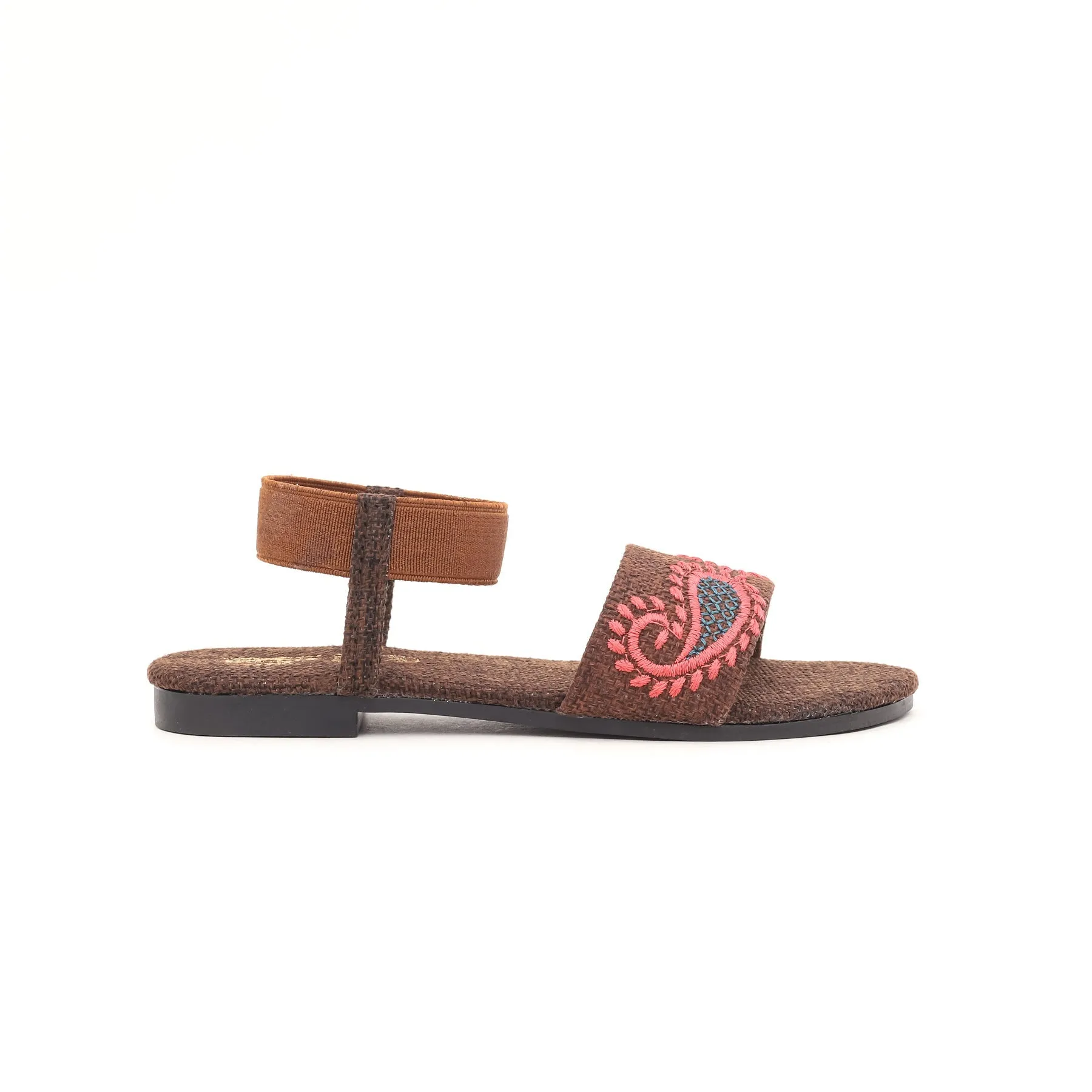 Girls Brown Casual Sandal KD7553