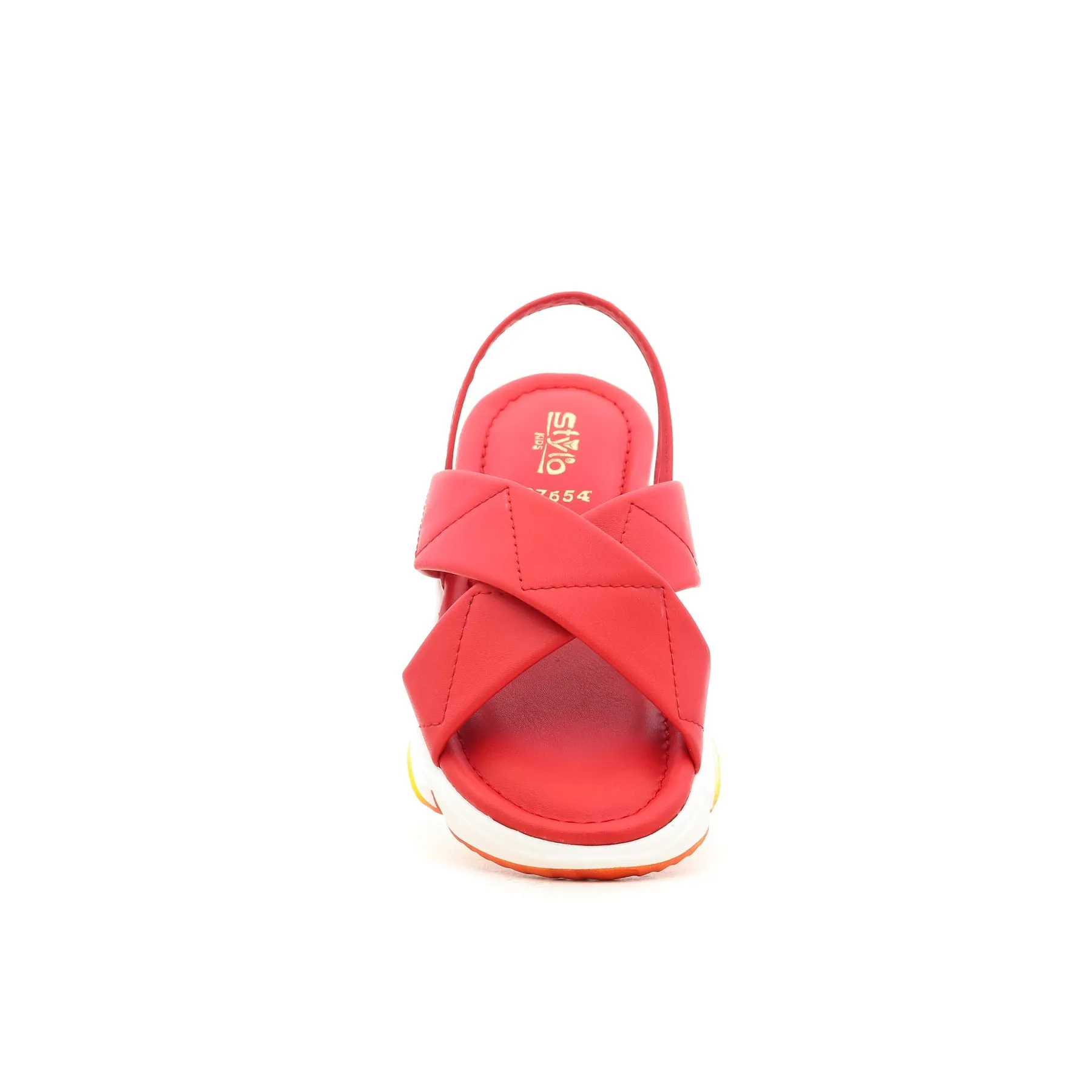 Girls Red Casual Sandal KD7654