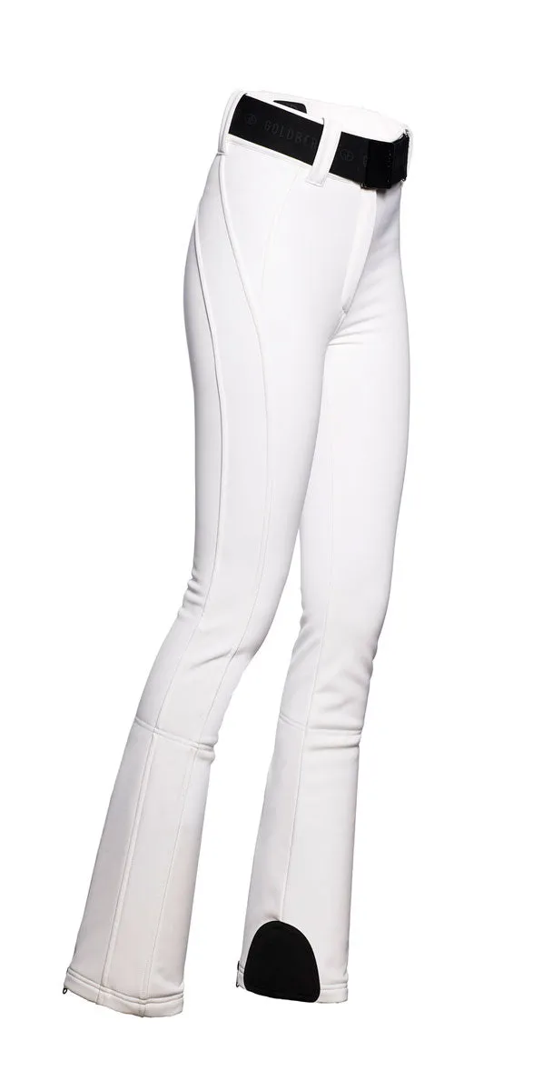 Goldbergh Pippa White Straight Stretch Ski Pant