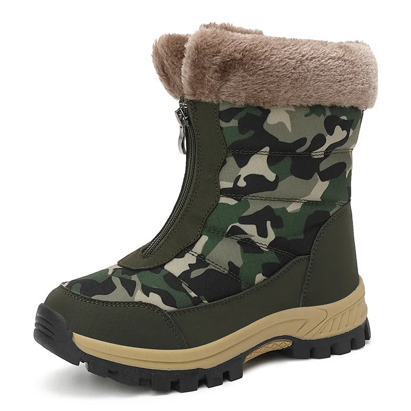 High Top Winter Boots Womens Puffy