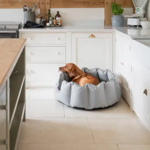 High Wall Bed in Rhino Tough Granite Faux Leather by Lords & Labradors