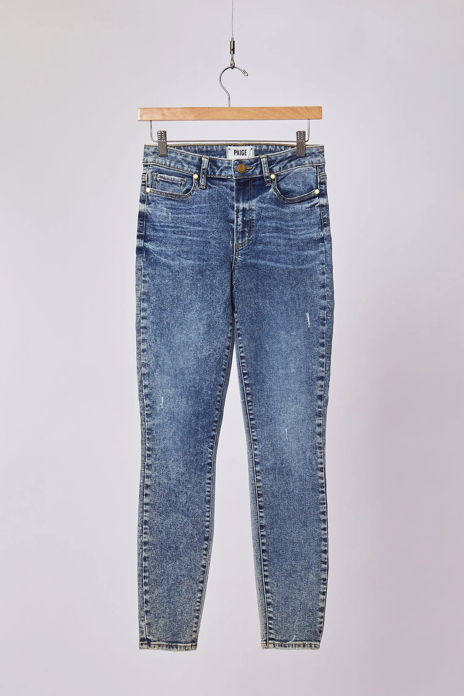 HOXTON SKINNY ACID BLUE WASH