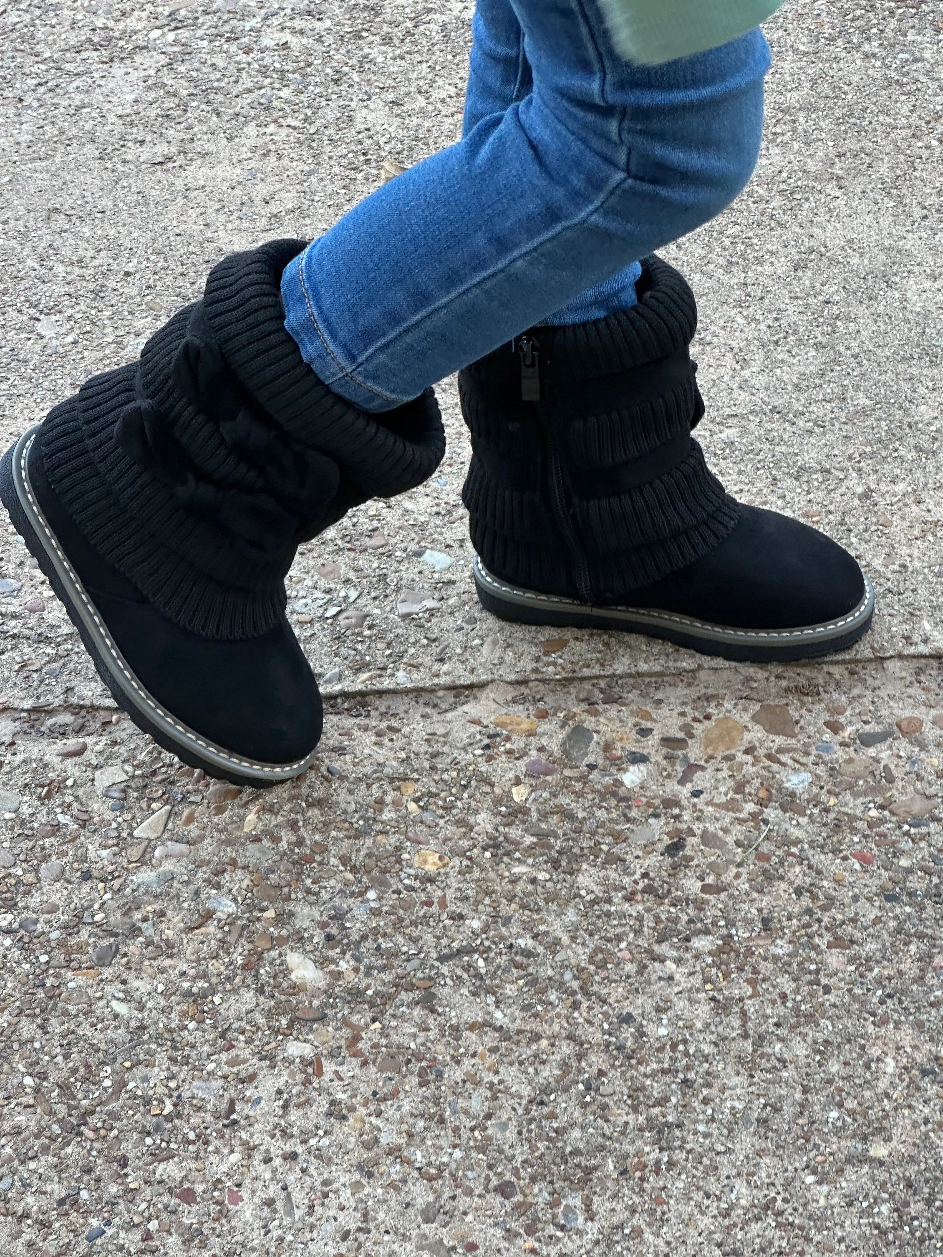 Infant Boots/Black-Warm-59KA