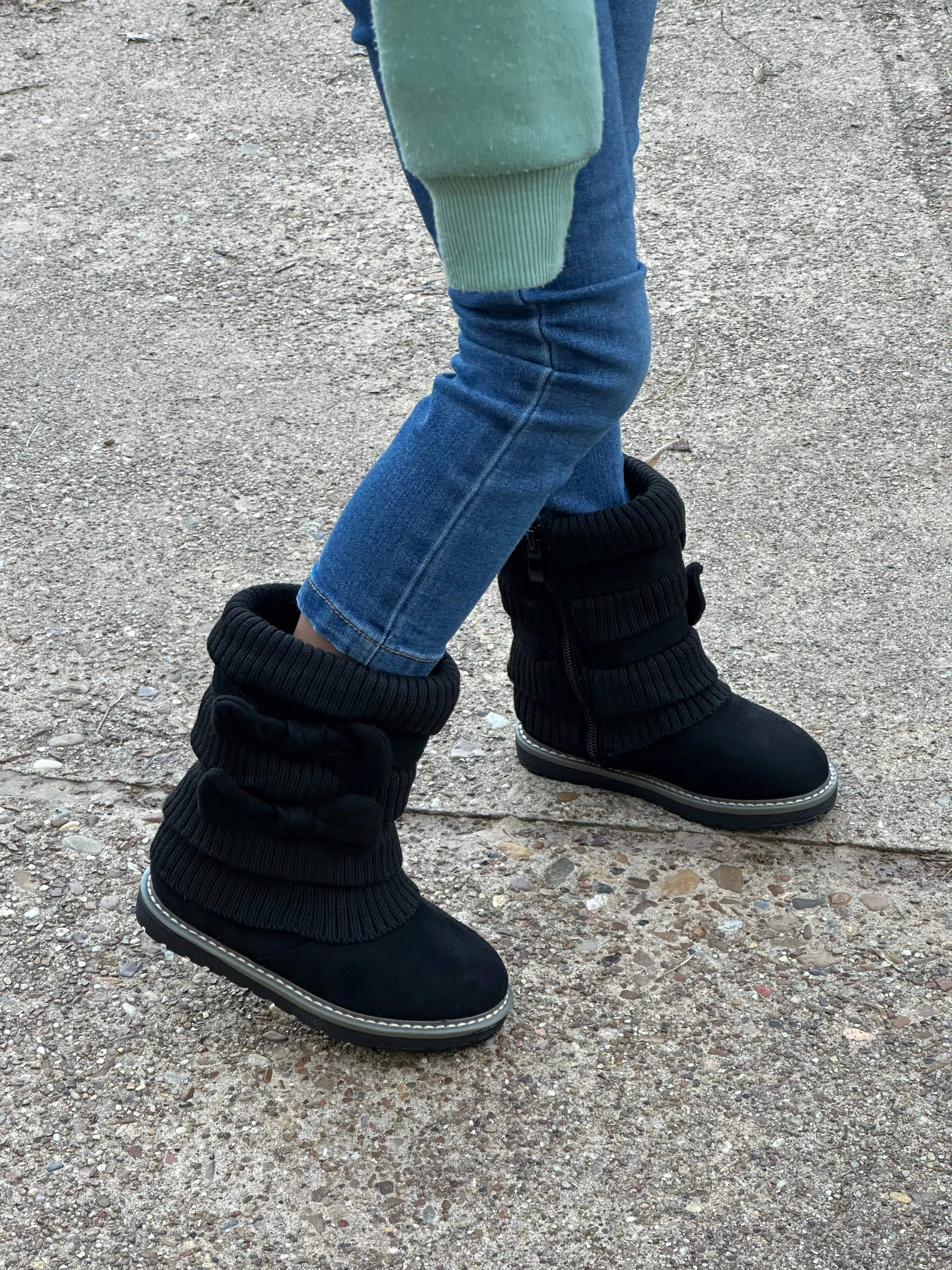 Infant Boots/Black-Warm-59KA