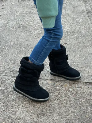 Infant Boots/Black-Warm-59KA