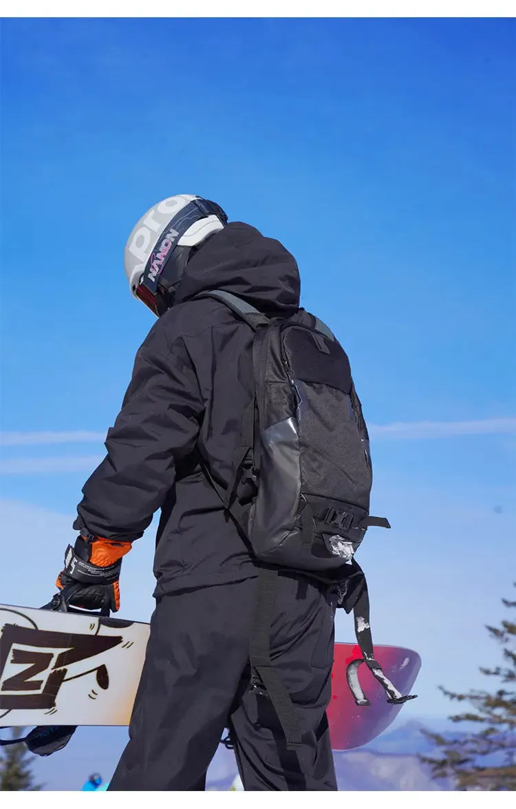 Insulated Ski Jacket & Pants Set Winter Outwear for Sports