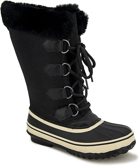 JBU Snowy Black Women's Boots