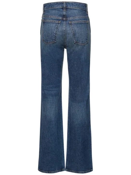 Khaite   Danielle high rise straight jeans 