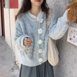 Knitted Cardigan Sweater