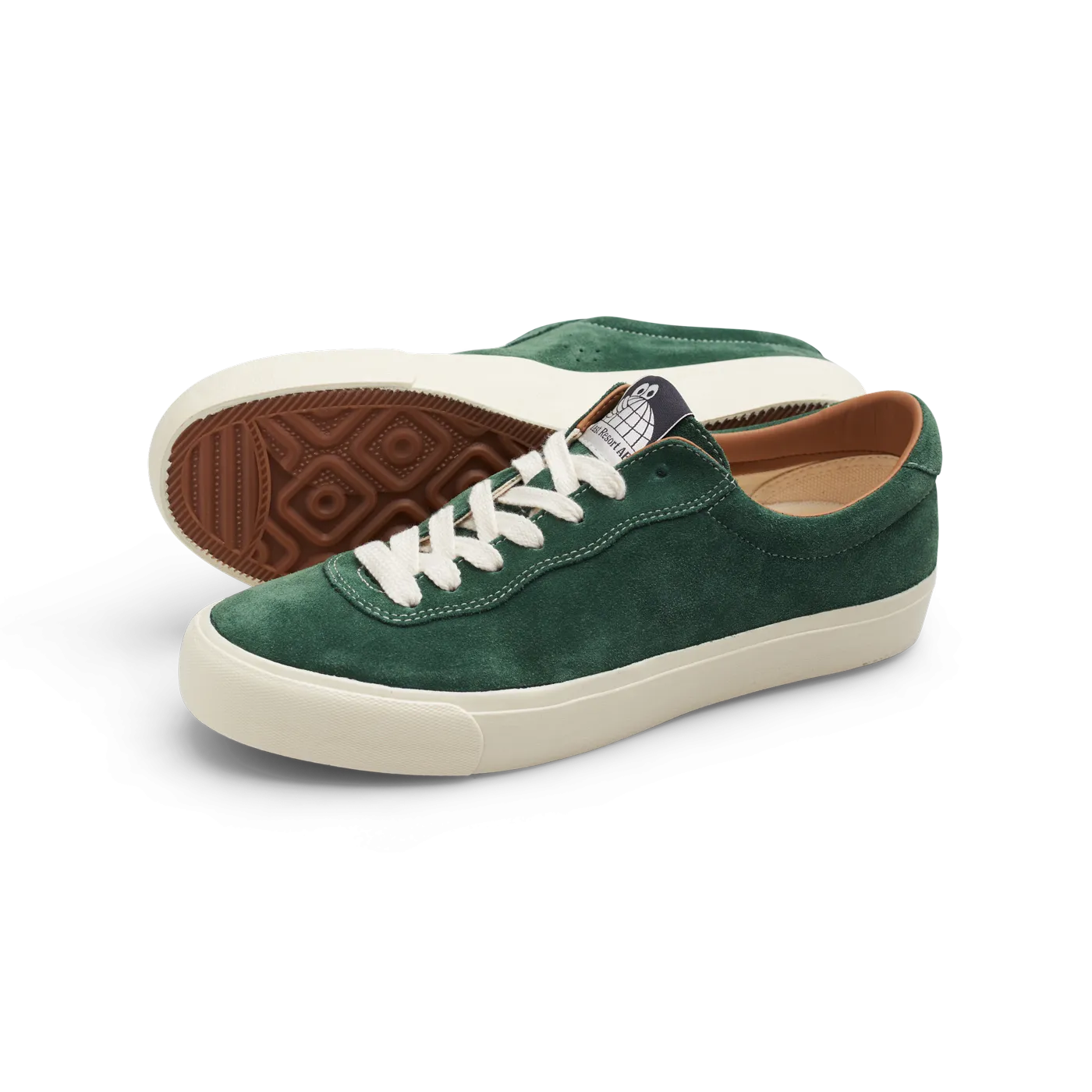 Last Resort VM001 Suede Lo: Elm Green/White