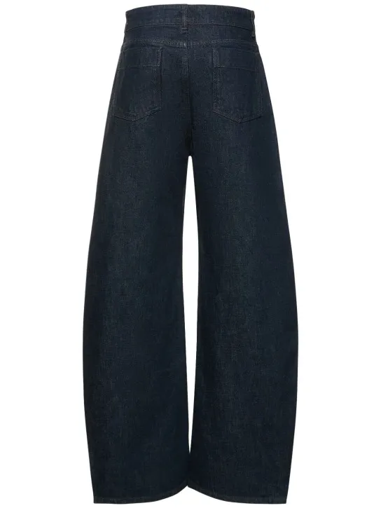 Lemaire   High waist curved cotton jeans 
