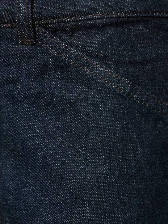 Lemaire   High waist curved cotton jeans 