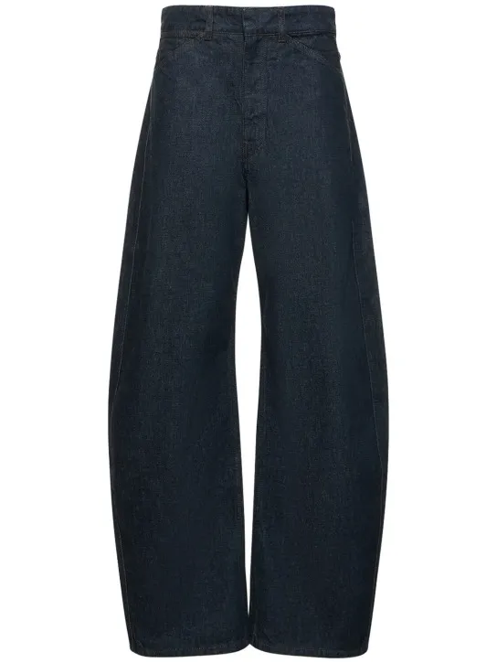 Lemaire   High waist curved cotton jeans 