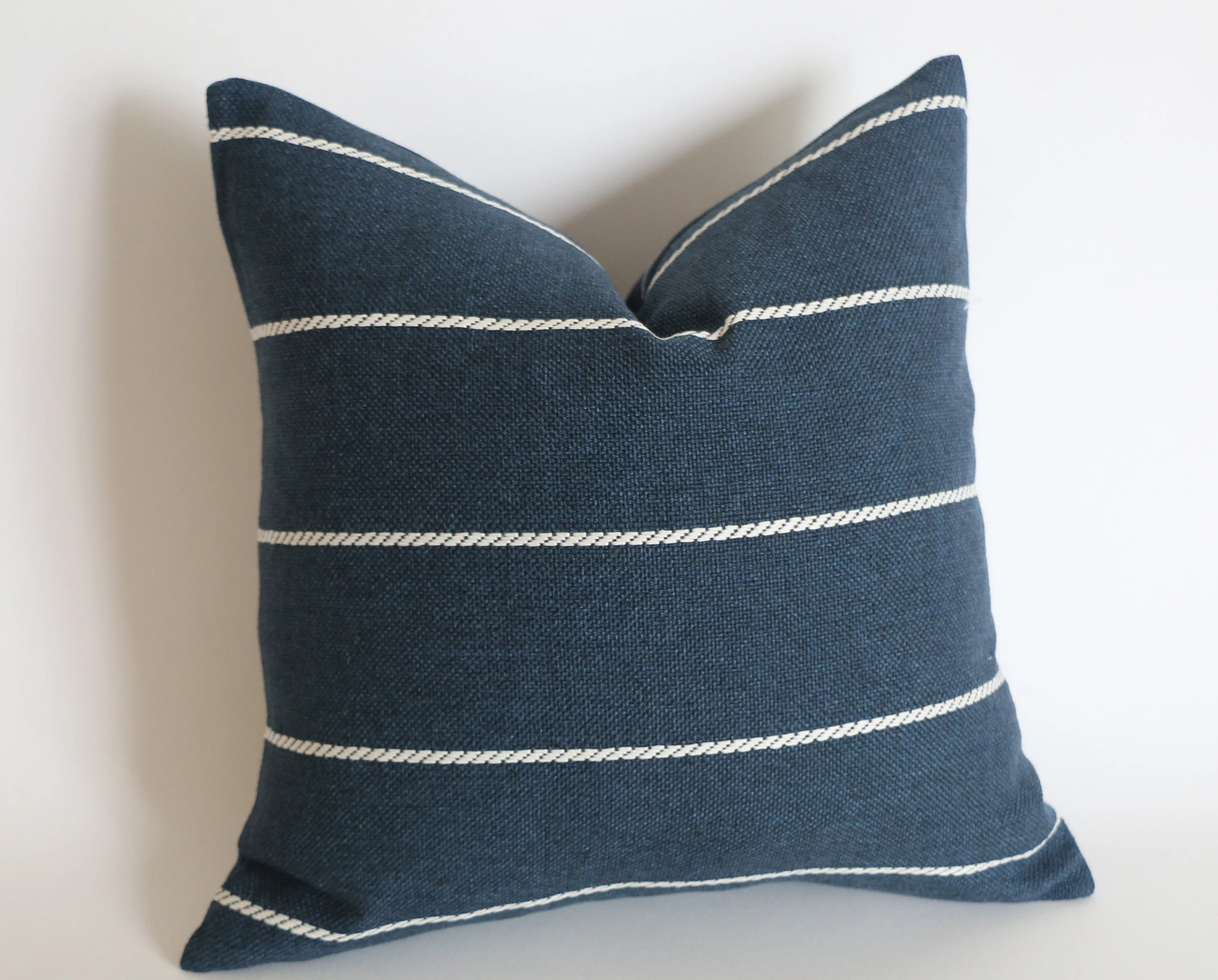 Light Grey Outdoor Pillow Cover / Stripe Outdoor Pillow cover / Gray Patio Pillow / Porch Pillow Cover / Outdoor 12x18 18x18 20x20
