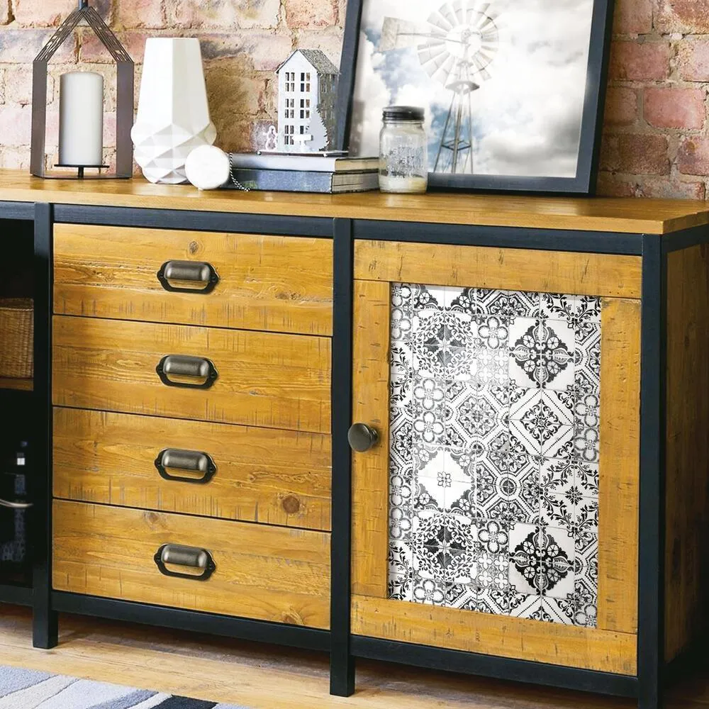 Mediterranean Tile Peel and Stick Wallpaper