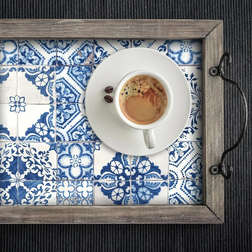 Mediterranean Tile Peel and Stick Wallpaper