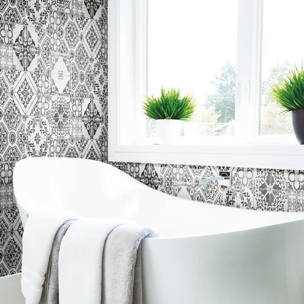 Mediterranean Tile Peel and Stick Wallpaper