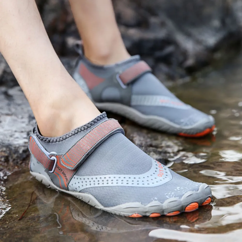 Men’s & Women’s Water Shoes Barefoot Quick Dry Aqua Sports - Grey Size EU41 = US7.5