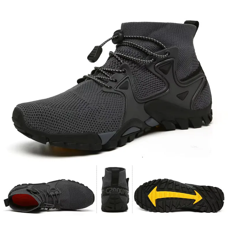 Men's Breathable High-Top Hiking Shoes