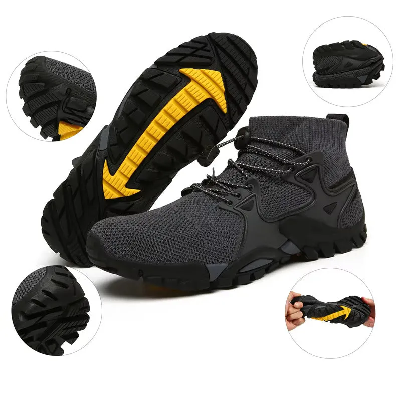 Men's Breathable High-Top Hiking Shoes