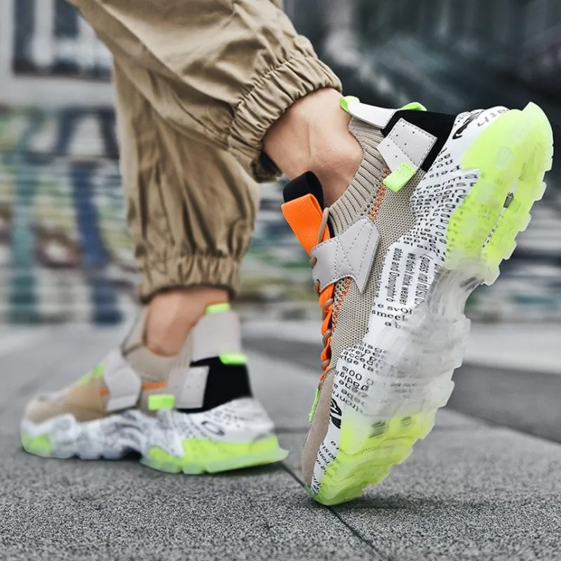 Men's color matching shoes - comfort and style