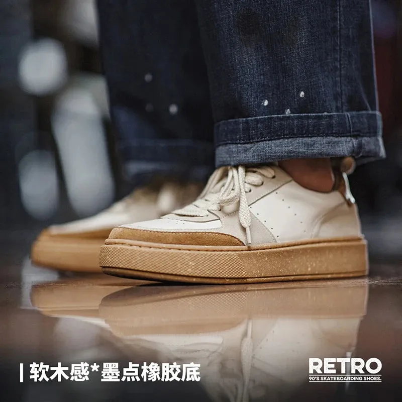 Men's Low Top Casual Breathable Skateboarding Shoes T