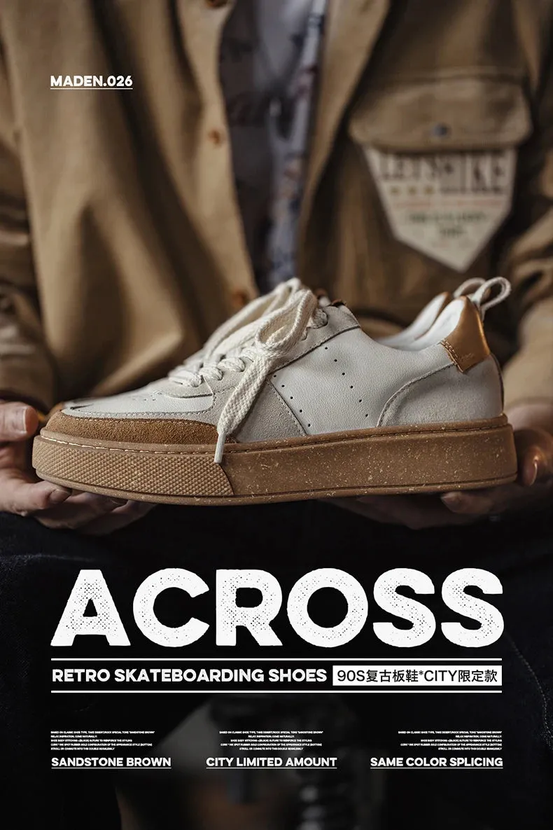 Men's Low Top Casual Breathable Skateboarding Shoes T