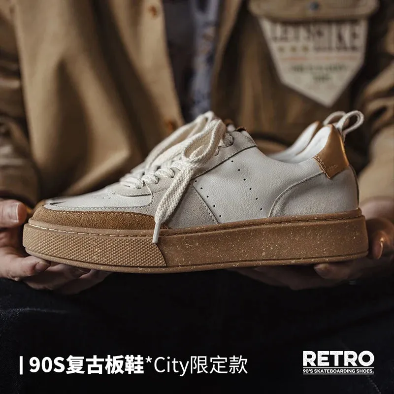 Men's Low Top Casual Breathable Skateboarding Shoes T