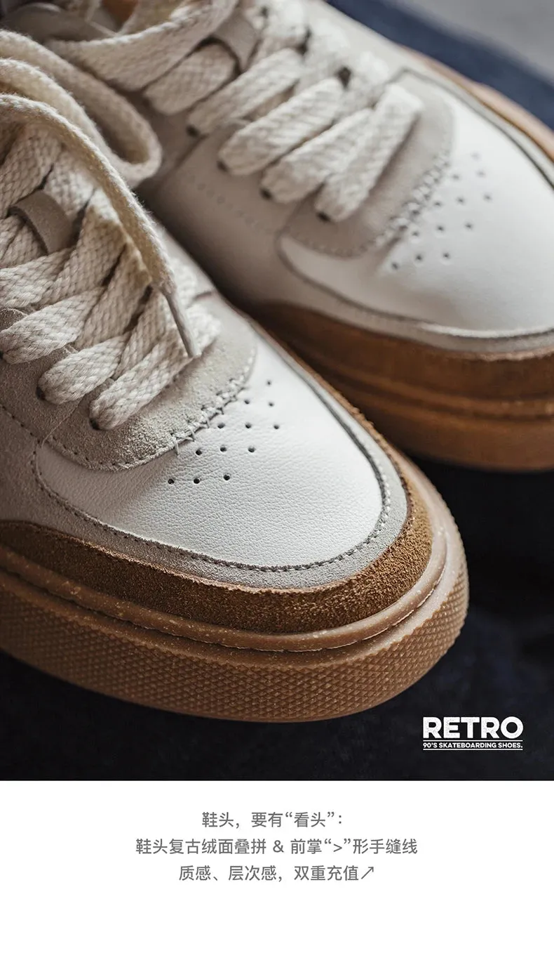 Men's Low Top Casual Breathable Skateboarding Shoes T